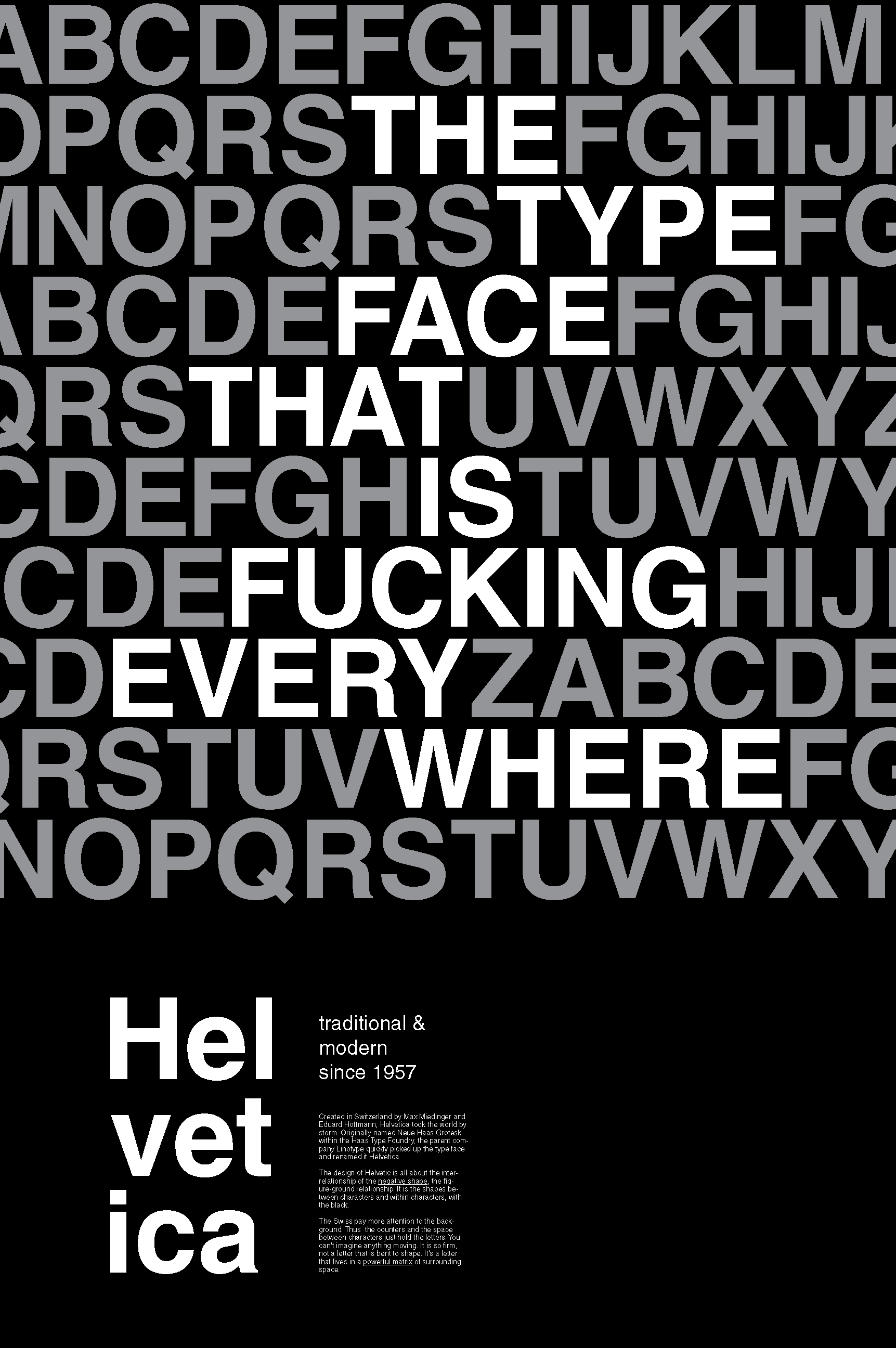 Helvetica Poster
